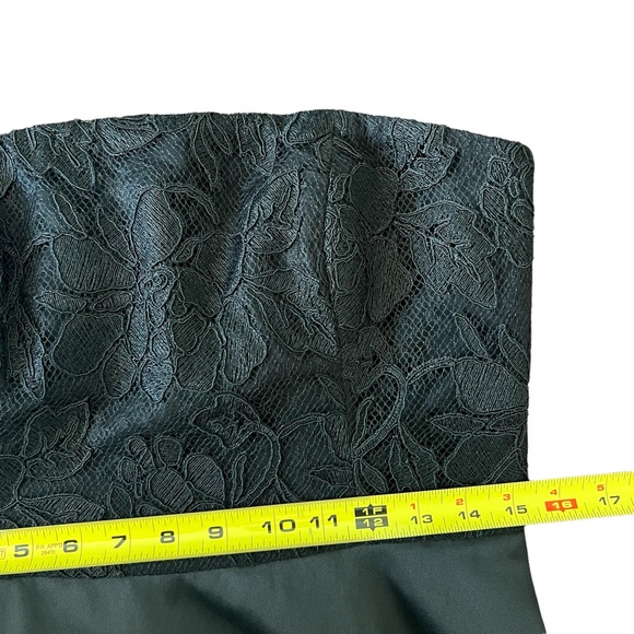 Sachin & Babi A-Line Gown Black Lace Bodice Size 10 - Picture 8 of 11